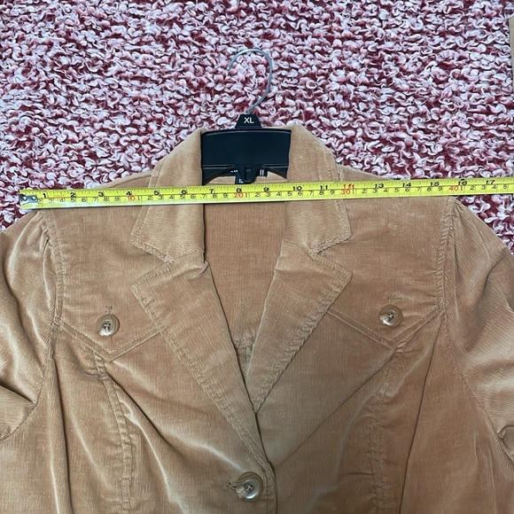 Vintage Y2K Women's Brown Corduroy Jacket - Picture 12 of 16
